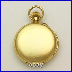T. Gaunt & Co. Dial 18K Yellow Gold Hunting Case Quarter Repeater Pocket Watch