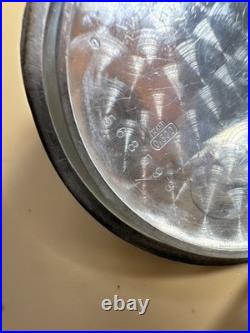 Tavannes Open Face Pocket Watch 800 Silver Case Ancre de Precision RUNS 51mm 15J