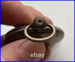 Tavannes (Schwob Freres& Co) Silver 0.800 Vintage Pocket Watch Hunter case Works