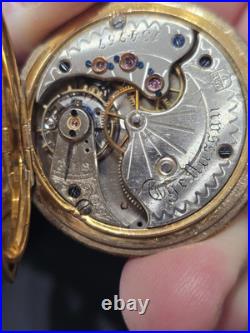 The Nassau Pocket Watch Antique Hunter Case BEAUTIFUL