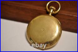 Tiffany & Co. 18KSolid Gold Hunter Case Pocket Watch Antique Manual 1920 46mm JP