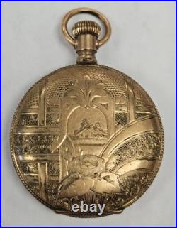 Tiger 14k RGP Case with RARE Insert Matching Serials NY Standard 6s 7j 085WEB