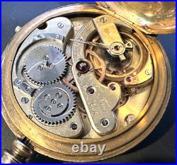 Tissot, Chronograph with Power Reserve Hunter Case Pocket Watch 57mm, For Repairs