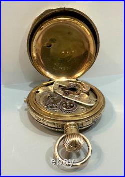 Tissot, Chronograph with Power Reserve Hunter Case Pocket Watch 57mm, For Repairs