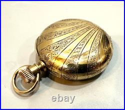 Tissot, Chronograph with Power Reserve Hunter Case Pocket Watch 57mm, For Repairs