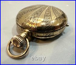 Tissot, Chronograph with Power Reserve Hunter Case Pocket Watch 57mm, For Repairs