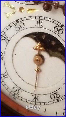 Triple Calendar Moon phase Pocket watch OF Gun Metal Case, Ca. 1905
