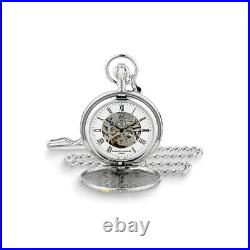 Two-Tone Hunter Case White Dial Pocket Watch 0.5g L-14.5mm Black Friday Sale
