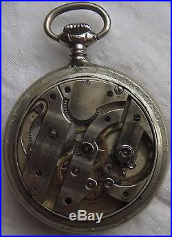 Ulysse Nardin Pocket Watch Open Face Custom nickel chromiun case enamel dial