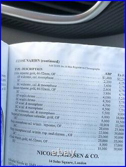 Ulysse Nardin Split Chronograph w 30min Register Gun Metal Case 4 Service#280140