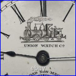 Union Watch Co Pocket Watch Railroad Grade Highly Jeweled Napoleon 14k GF Case