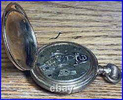 Union Watch Co Pocket Watch Railroad Grade Highly Jeweled Napoleon 14k GF Case