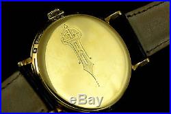 Unique PATEK PHILIPPE chronometer 18k gold enamel case Art Deco
