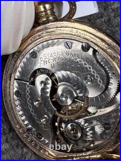 United States Watch Co Pocket Watch Philadelphia Watch Case 0s 20 Years Runs