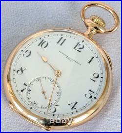VACHERON & CONSTANTIN POCKET WATCH 49MM EXCELENT With CASE