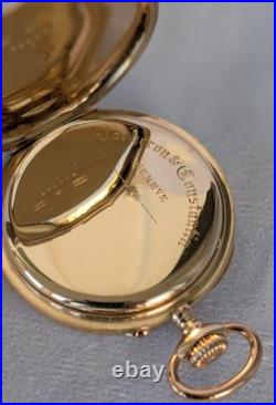VACHERON & CONSTANTIN POCKET WATCH 49MM EXCELENT With CASE