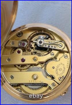 VACHERON & CONSTANTIN POCKET WATCH 49MM EXCELENT With CASE