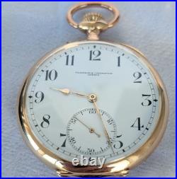 VACHERON & CONSTANTIN POCKET WATCH 49MM EXCELENT With CASE