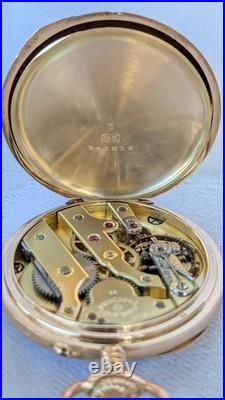 VACHERON & CONSTANTIN POCKET WATCH 49MM EXCELENT With CASE