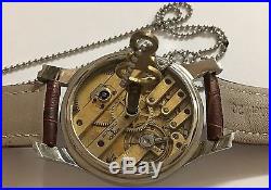 Vacheron & Constantin Winding With Key Pocketwatch Movement Stainless Steel Case