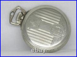 VERY RARE BALL ILLINOIS 23 JEWEL POCKET WATCH 14K GF with FACTORY CASE, SERVICED