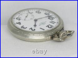 VERY RARE BALL ILLINOIS 23 JEWEL POCKET WATCH 14K GF with FACTORY CASE, SERVICED