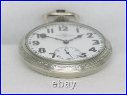 VERY RARE BALL ILLINOIS 23 JEWEL POCKET WATCH 14K GF with FACTORY CASE, SERVICED