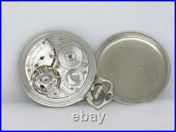 VERY RARE BALL ILLINOIS 23 JEWEL POCKET WATCH 14K GF with FACTORY CASE, SERVICED