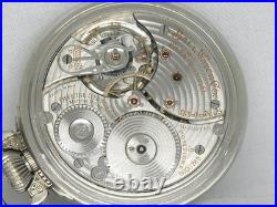 VERY RARE BALL ILLINOIS 23 JEWEL POCKET WATCH 14K GF with FACTORY CASE, SERVICED