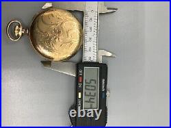 VINTAGE 1894 ELGIN Ohara Dial Fancy Case Pocket Watch