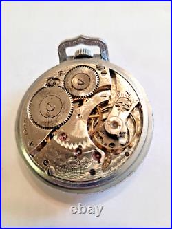 VINTAGE 1907 WALTHAM 16 SIZE 15 JEWELS POCKET WATCH with TRAIN/LOCOMOTIVE CASE