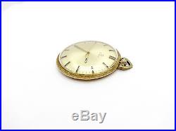 Vintage C. Tissot High Style 14k Solid Gold Slim Case 17j Mechanical Pocket Watch