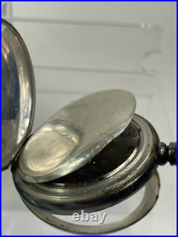 VINTAGE ELGIN Large Pocket Watch 9539 STERLING CASE