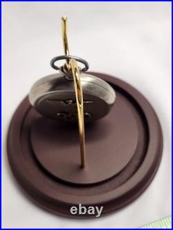 VINTAGE WORKING 1936 BERLIN OLYMPICS POCKET WATCH BOUGHT AT ESTATE SALE and CASE