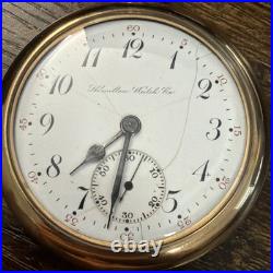 VTG 1906 Hamilton Pocket Watch, 16 Size, 17 Jewel, Grade 974 withJ Boss 25-yr Case