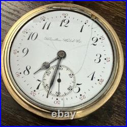 VTG 1906 Hamilton Pocket Watch, 16 Size, 17 Jewel, Grade 974 withJ Boss 25-yr Case
