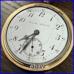 VTG 1906 Hamilton Pocket Watch, 16 Size, 17 Jewel, Grade 974 withJ Boss 25-yr Case