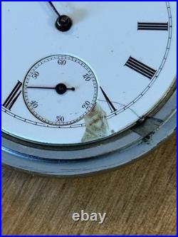 VTG 1920 Agassiz Pocket Watch Open Face #22445 STAR WC Empire Case/ Fob Chain