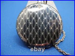 VTG, SWISS, OPEN FACE, POCKET WATCH15J, Sz16, STERLING HINGED CASE, WithDUSTCOVER, FERIA
