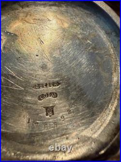 VTG Scrap Coin Silver Deuber Pocket Watch Case 92.51 Grams