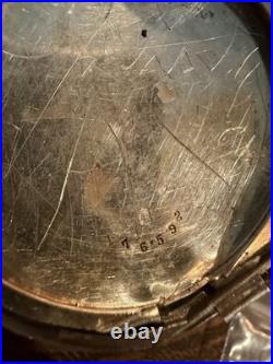 VTG Scrap Coin Silver Deuber Pocket Watch Case 92.51 Grams