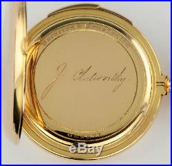 Vacheron & Constantin 18k gold hunter case Pocket Watch ¼ Repeater Geneva 1900