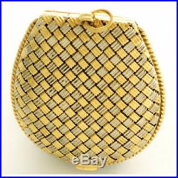 Vacheron Constantin Rare Gold Basket Weave Case Purse Watch Ca1920s