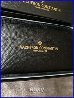 Vacheron Constantin Watch Travel Case Barneys New York Black Leather