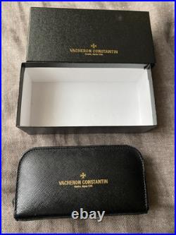 Vacheron Constantin Watch Travel Case Barneys New York Black Leather