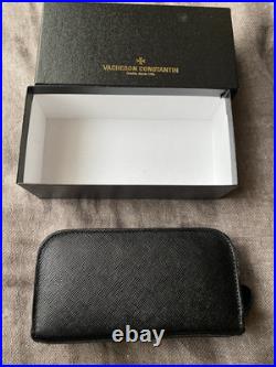 Vacheron Constantin Watch Travel Case Barneys New York Black Leather