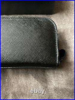 Vacheron Constantin Watch Travel Case Barneys New York Black Leather