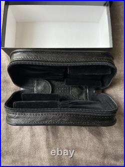 Vacheron Constantin Watch Travel Case Barneys New York Black Leather