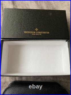 Vacheron Constantin Watch Travel Case Barneys New York Black Leather