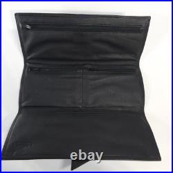 Vacheron Constantin Watch Travel Soft Case Pouch 10 x 4 Black Leather